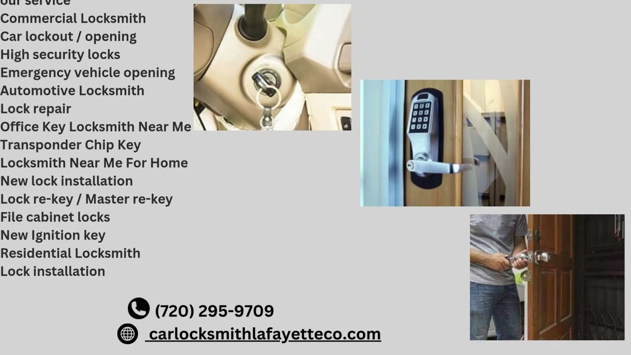 Read more about the article Car Locksmith Lafayette CO