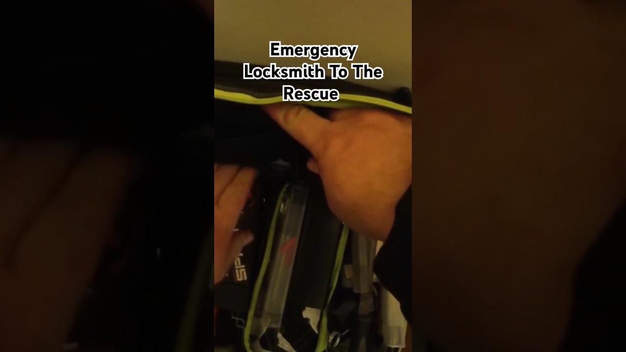 Read more about the article Emergency locksmith to the rescue, no drilling, no damage, one happy customer #locksmithlife