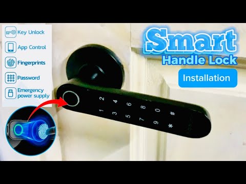 Read more about the article How to Install & Setup a Smart Handle Lock at Home | Kadonio Smart Lock KS-L407 Installation