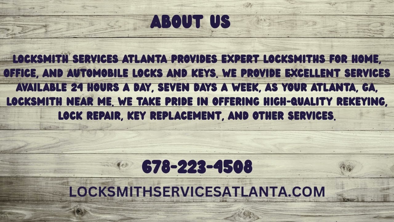 Read more about the article Locksmith Services Atlanta GA