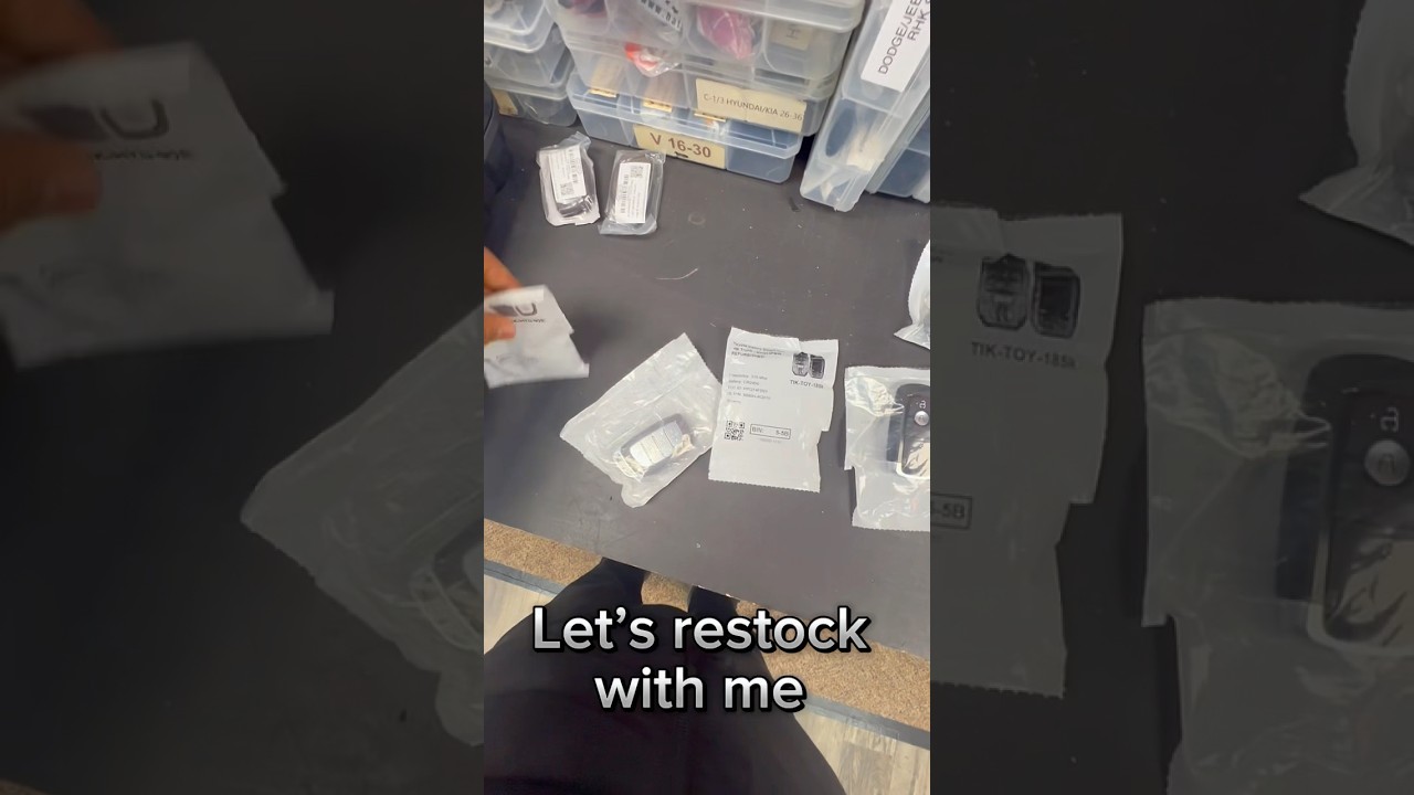 Read more about the article Restock Car Keys with me| Car Keyline Auto Locksmith NJ| #asmr  #carkeys #locksmith