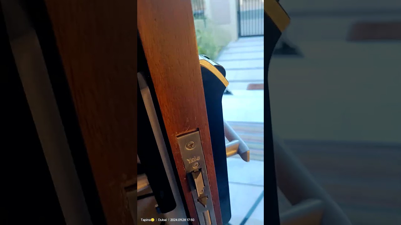 You are currently viewing Yale smart lock installation #smarthome #tech #smartdoorsecurity #dubai #uae